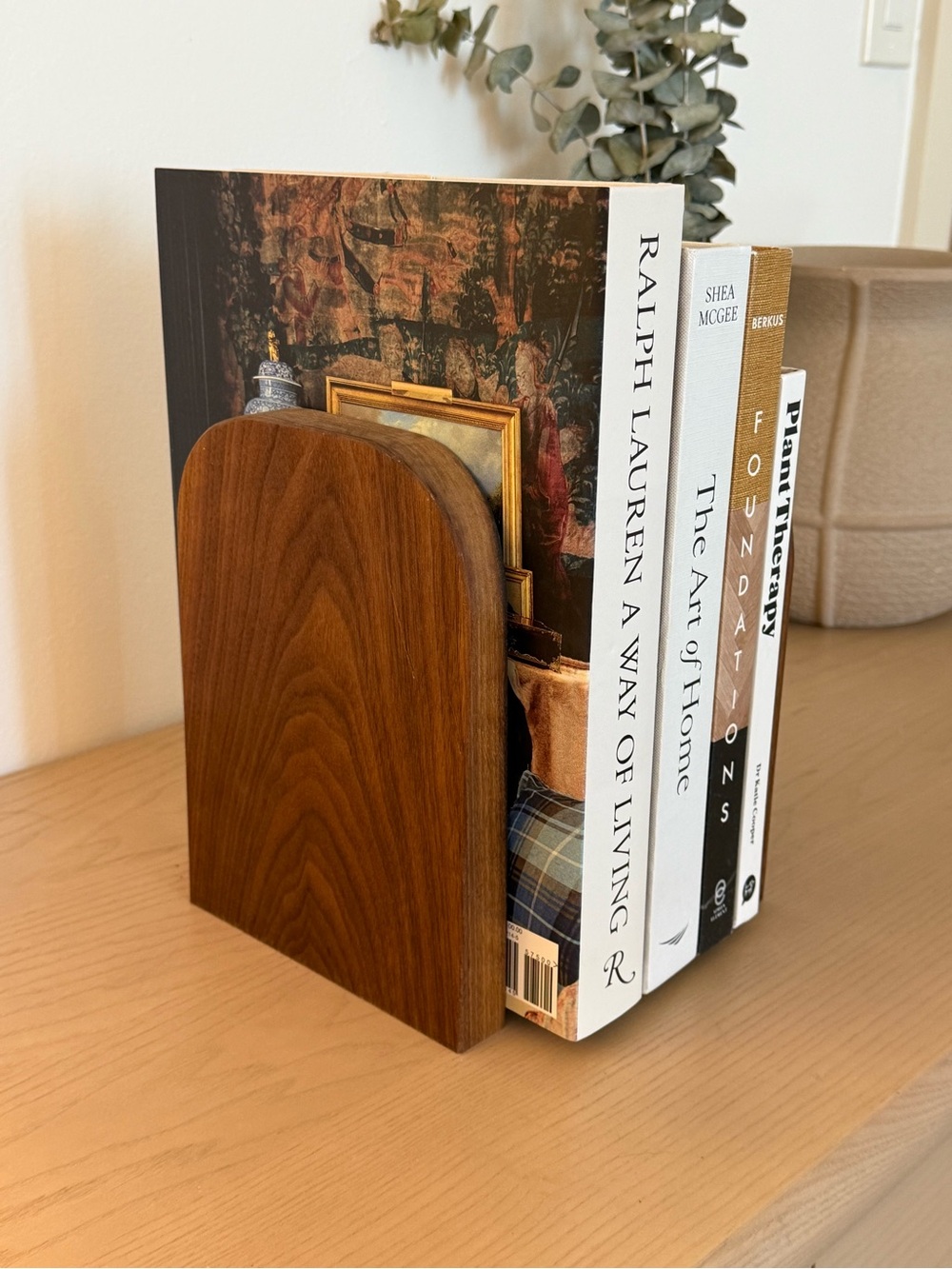 Solid Walnut Bookends - Picture 3 of 4